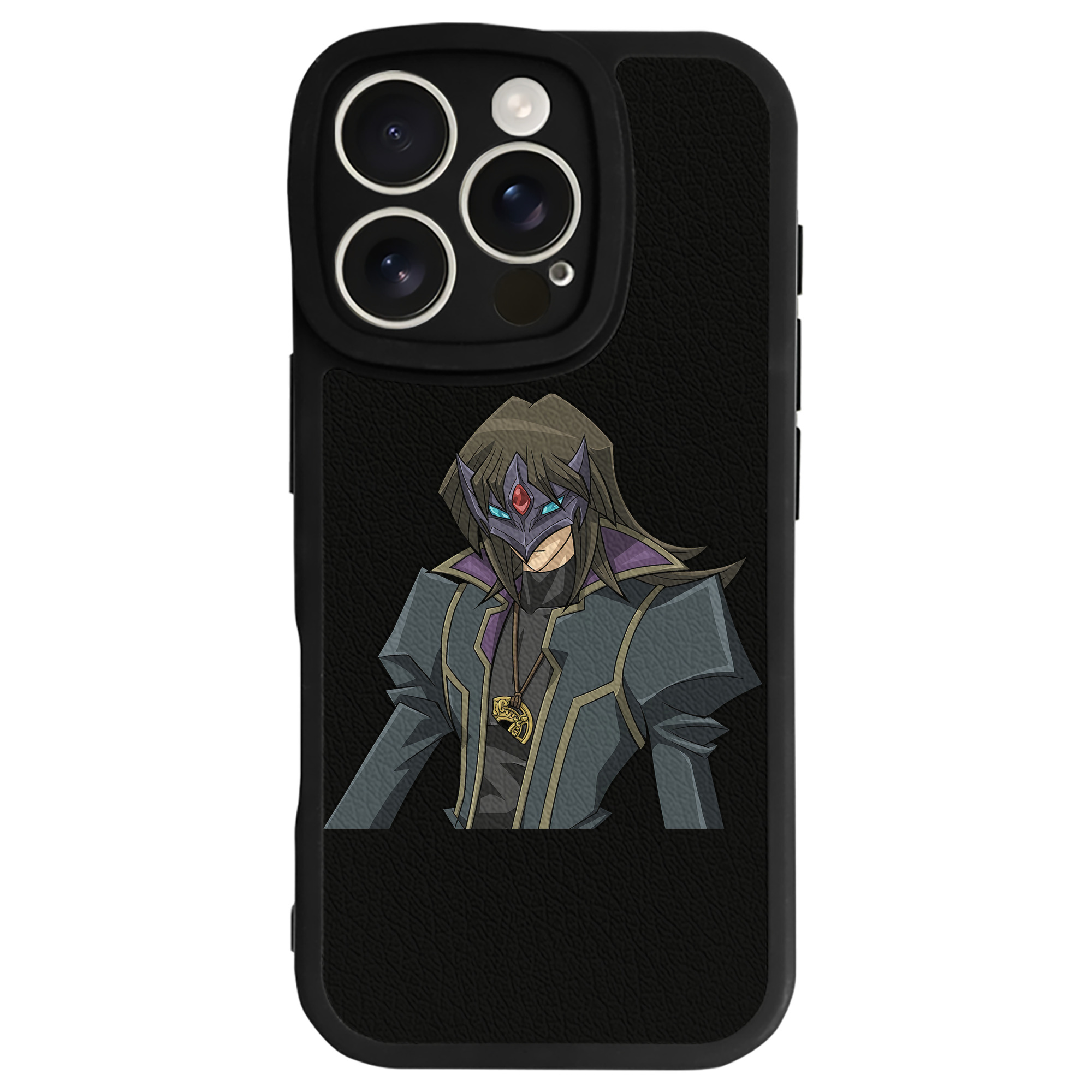 （画像用） 遊☆戯☆王 Yu-Gi-Oh! 【iPhone 16シリーズ対応】シリコンスマホケース（レザー調） 材質：シリコン